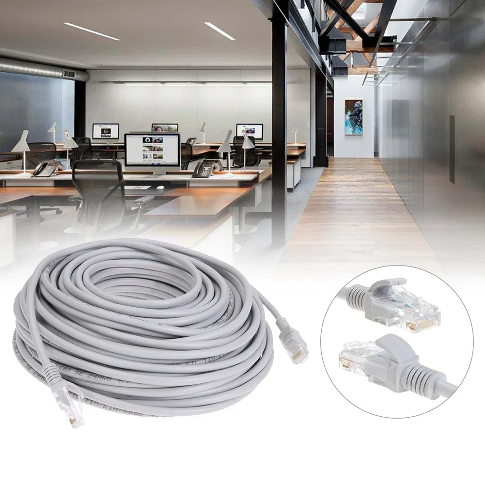 Cable Ethernet de alta velocidad – Cable de red LAN RJ45 para router, ordenador, portátil y dispositivos de monitorización, cable de conexión a Internet 1M/2M/3M/5M/10M/15M/30M