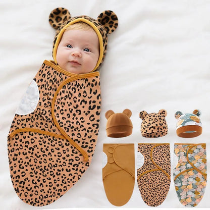 Soft Baby Swaddle Wrap – Warm Cotton Newborn Cocoon Blanket for Infants, Cozy Baby Wrap & Sleeping Blanket