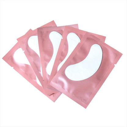 50 PARCHES DE HIDROGEL PARA EXTENSIONES DE PESTAÑAS – Almohadillas para Debajo de los Ojos para Injerto de Pestañas, Aislamiento de Pestañas, Mascarilla Hidratante para Ojos y Tratamiento de Belleza