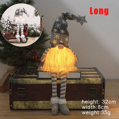 2026 Glowing Gnome Christmas Doll – Faceless Merry Christmas Decoration for Home, Navidad & New Year Holiday Gifts