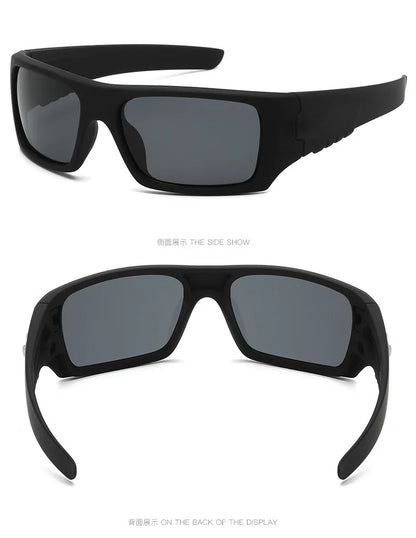 Fashion Square Vintage Sunglasses – Retro Unisex Eyewear for Men & Women with UV400 Protection, Rectangle Frames for Driving & Fishing