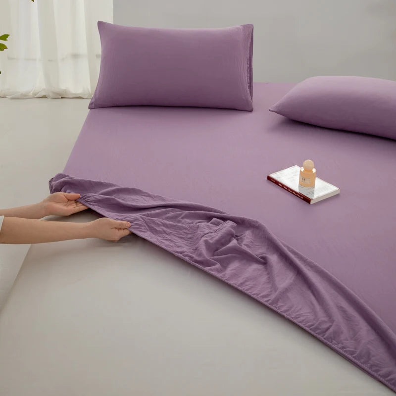 Sábana Bajera Ajustable 100% Algodón – Funda de Colchón Suave y Transpirable con Bolsillos Elásticos Profundos