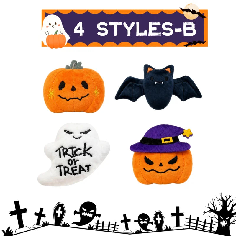 12-40PCS Halloween Mini Plush Keychains Bulk, Cute Ghost Stuffed Animal Charms, Trick or Treat Goodie Bag Fillers, Halloween Party Favors, Gifts and Kids Accessories