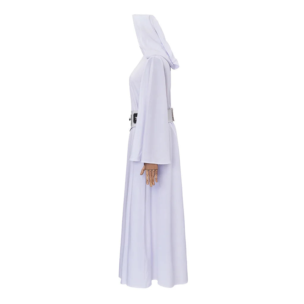 Leia Cosplay Costume – Fantasy Princess Dress for Women (Halloween/Carnival Party Outfit, Disguise Suit)