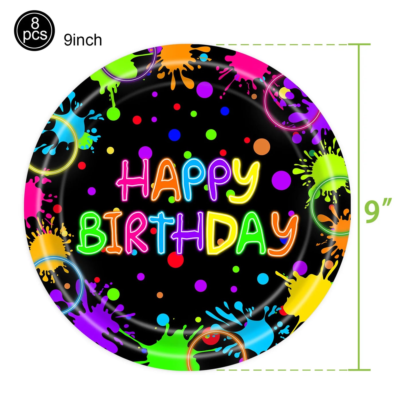 Neon UV Reactive Party Hats – Fluorescent Formal Hats for Glow Parties, Festivals & Events