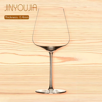 JINYOUJIA 765ml Ultra Thin Crystal Bordeaux Red Wine Glass, 0.4mm Handmade Wine Goblet, Elegant Zalto Style Wine Drinking Cup