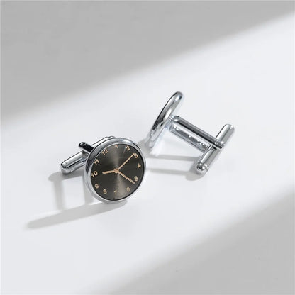 Luxury Copper Cufflinks for Men – Round & Square Shirt Cuff Links for Wedding, Business & Formal Wear | Men's Fashion Accessories Gift
