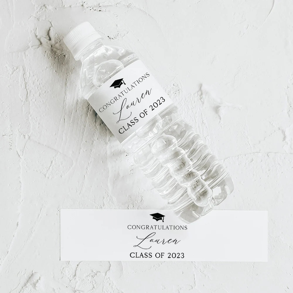Personalized Wedding Water Bottle Labels – Custom Thank You Stickers for Bridal Shower, Birthday Party & Wedding Welcome Gifts | Event Decor