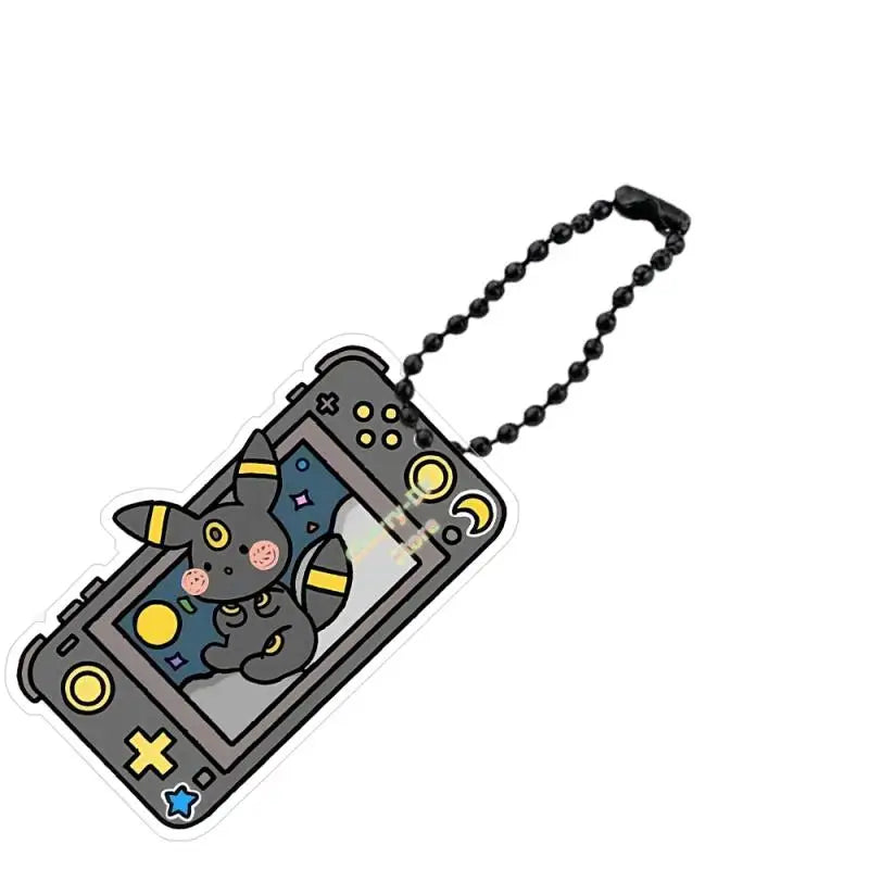 Pokémon Acrylic Keychain – Espeon, Umbreon, Leafeon & Snorlax Double-Sided Bead Chain Pendant