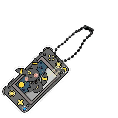 Pokémon Acrylic Keychain – Espeon, Umbreon, Leafeon & Snorlax Double-Sided Bead Chain Pendant