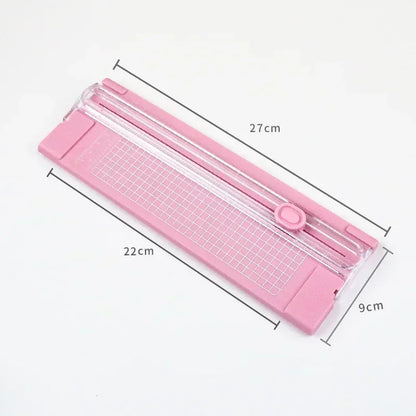 Coupe-papier A4 – Rogneuse bidirectionnelle avec règle coulissante pour photos, scrapbooking et loisirs créatifs