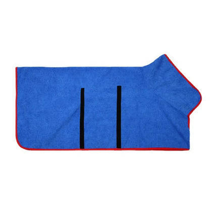 Dog Bathrobe Towel – Super Absorbent Quick-Dry Pet Bath Towel for Small & Large Dogs, Soft Bathing Robe for Dogs & Cats