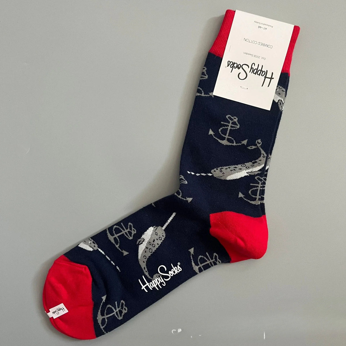 Men’s Classic Crew Socks – Cotton Everyday Socks, Sizes 7–11 UK (41–46 EU)