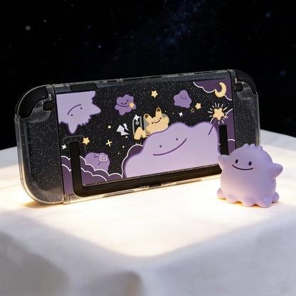 Pokémon Nintendo Switch 2 Protective Case – Split Ditto & Pikachu Anti-Scratch Cover for NS2 Console & Gaming Accessories