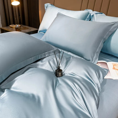 Natural Mulberry Silk Duvet Cover – Soft Luxury Comforter Cover for Single, Double, Queen & King Beds