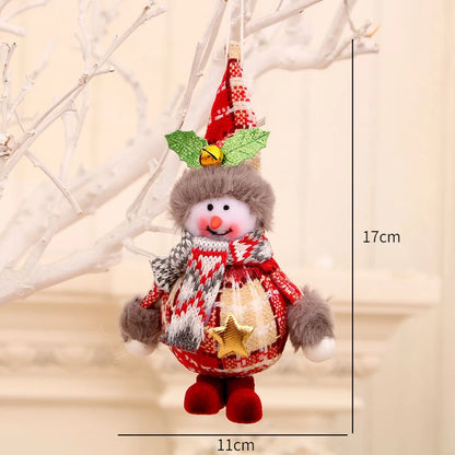 Red Star Christmas Tree Ornament – DIY Hanging Pendant Decoration for Xmas, New Year Party, Home Decor & Holiday Gifts