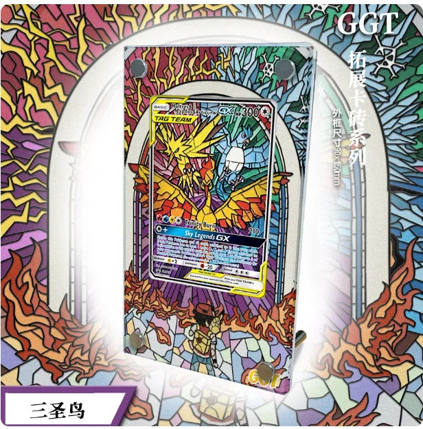 Oricorio Jasmine Carmine Rosa Giovanni Latias Gardevoir Gengar Meowth Dragonite Extended Art Card Display Stand Excluding Card