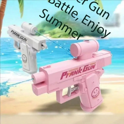 Pistolet à eau double face – Jouet de farce d'été amusant, mini pistolet à eau tactique pour enfants et adultes, batailles aquatiques à la piscine et à la plage