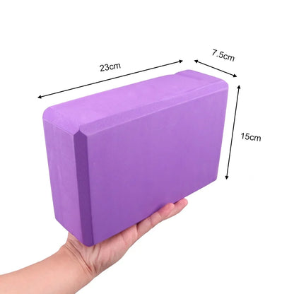 2 PCS Briques en mousse EVA pour le yoga – Outils de soutien légers pour le yoga, les étirements, l'entraînement de danse, la mise en forme du corps et les exercices de fitness
