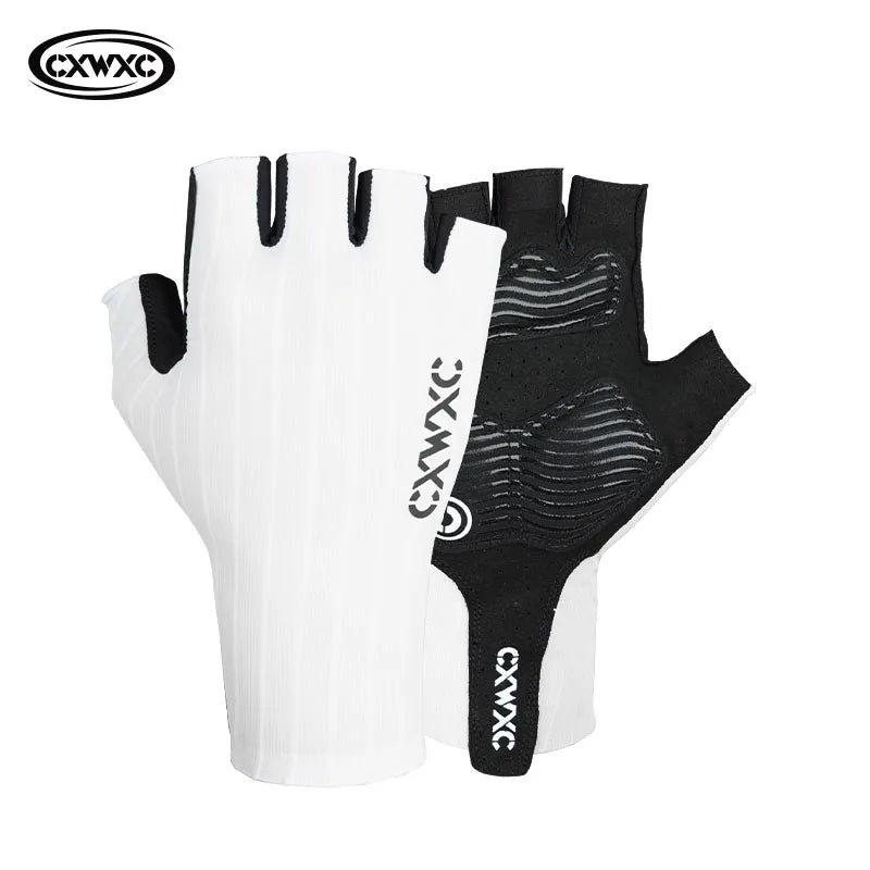 Guantes de Ciclismo sin Dedos CXWXC – Transpirables y Antideslizantes para Hombre y Mujer con Soporte Extendido de Muñeca para Fitness, Entrenamiento y Deportes al Aire Libre