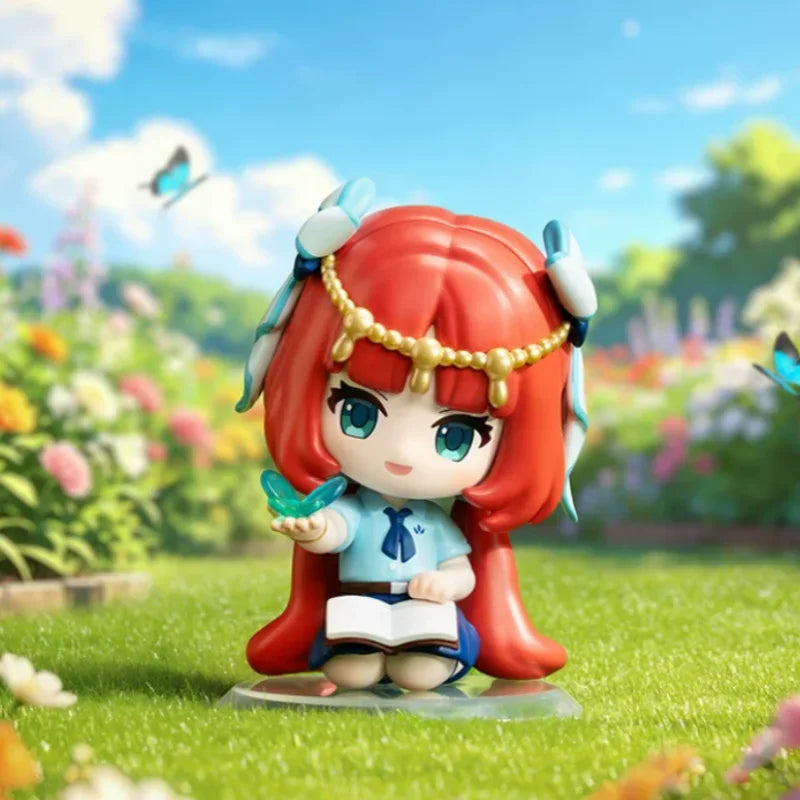 POP MART Genshin Impact Academy’s Light Shadow Poetry Series – Mystery Blind Box Cute Anime Figure, Desktop Collectible Doll & Guess Bag Toy