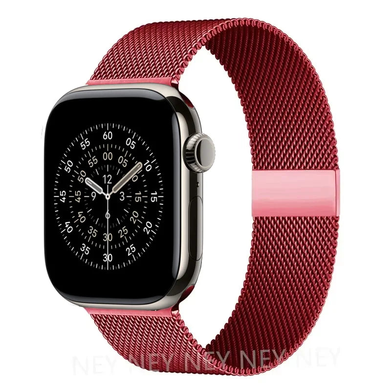 Milanese Loop Metal Band for Apple Watch – Compatible with Series 11, 10, 9, 8, 7, 6, 5, 4, SE & Ultra 2/3, 40–49mm