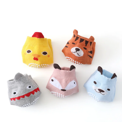 Rodilleras Antideslizantes para Bebés – Protectores de Algodón para Gatear de 0 a 3 Años, Mangas Acolchadas para Codos de Recién Nacidos, Rodilleras para Niños y Niñas, Accesorios Suaves de Protección para Gatear