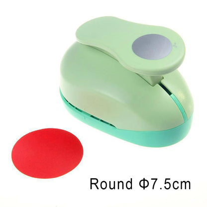 Perforadora circular – Herramienta ajustable para perforar papel con círculos de 1,5 cm a 7,5 cm para álbumes de recortes, manualidades, creación de tarjetas y proyectos de papelería