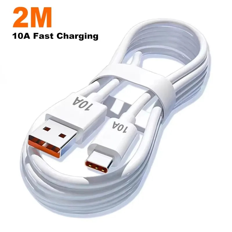 5-in-1 240W GaN Desktop Charger – 3PD + 2USB Fast Charging Adapter with 10A USB-C Cable for iPhone 17/16 Pro, Samsung & Laptops