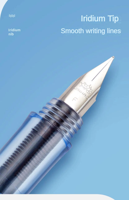 Stylo-plume Jinhao Shark – Stylo-plume à plume fine de 0,5 mm pour la calligraphie, l'écriture, le travail de bureau, les fournitures scolaires et la papeterie étudiante