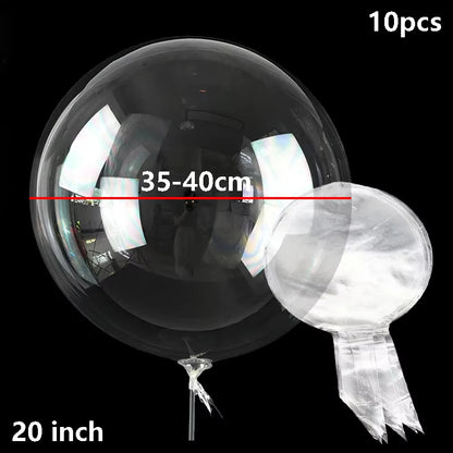Globos de burbuja transparentes - Globos Bobo grandes transparentes para bodas, cumpleaños y decoraciones de fiesta