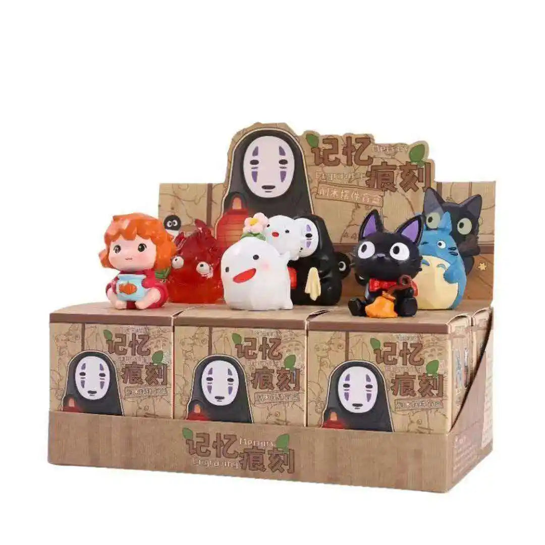 Hayao Miyazaki Anime Blind Box Figure – Memory Imprint Classic Collectible Doll Toy Ornament Gift (Cute Trendy Souvenir Edition)