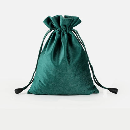 Bolsa de regalo de terciopelo con cordón - Suave, para joyas, bodas, Pascua y Año Nuevo, para envolver, para recuerdos de fiesta y pequeños regalos