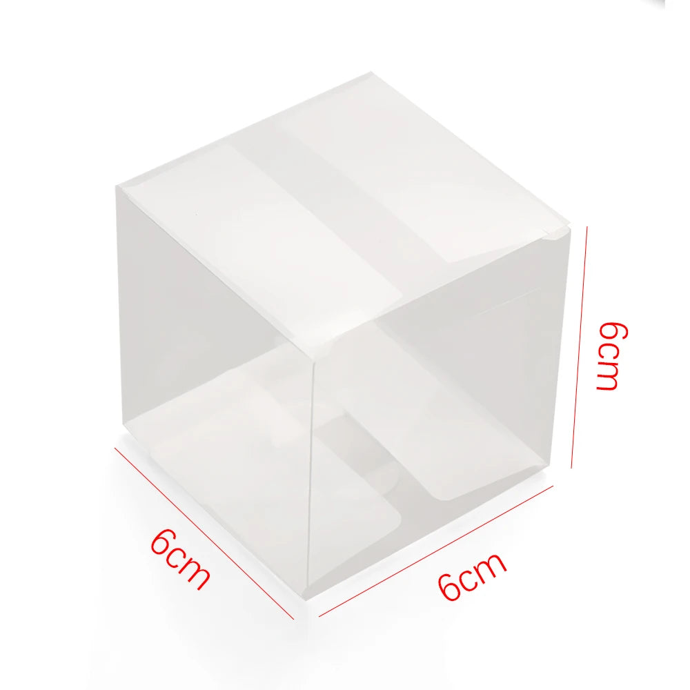 Boîtes-cadeaux transparentes pour bonbons et chocolats pour dragées de mariage, biscuits, friandises et emballages d'événements