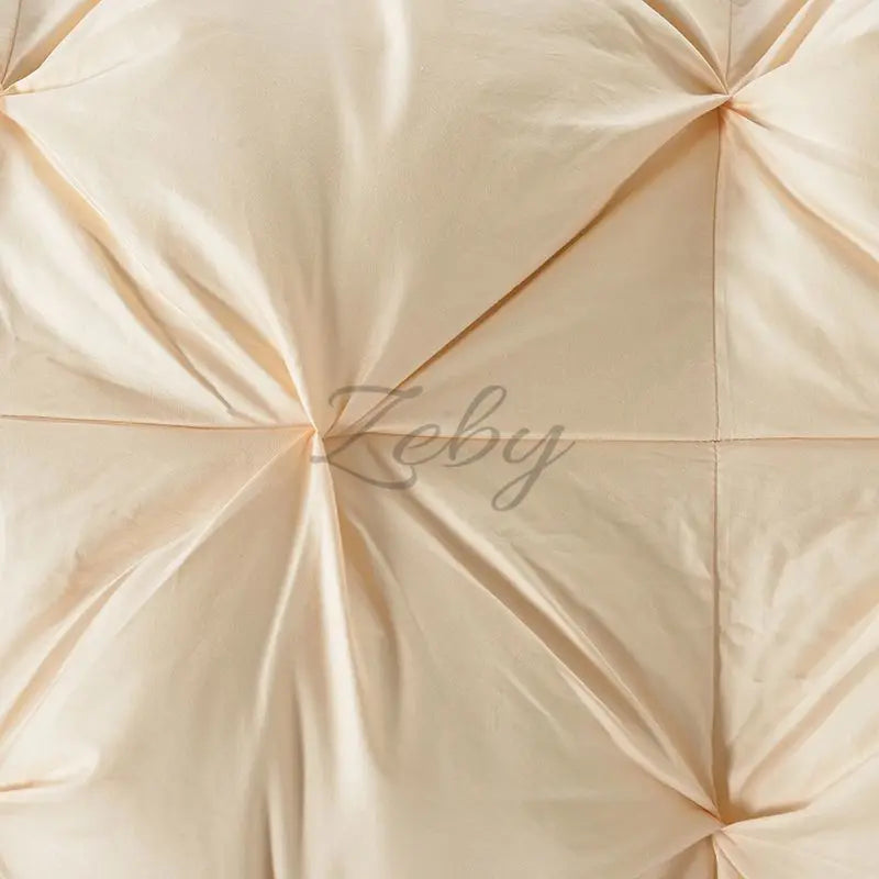Edredón de lujo 100% plumón de ganso blanco – Duvet ligero y cálido de invierno con diseño plisado