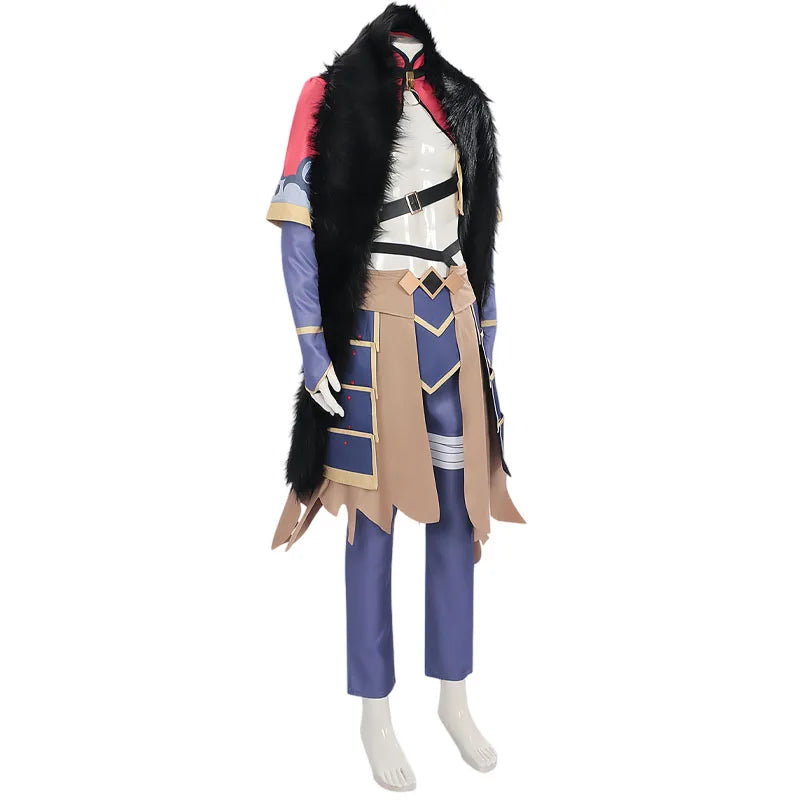 Cosmic Princess Kaguya Inspired Cosplay Costume – Komazawa Rai Mikado Akira Uniform Set with Wig for Men Halloween, Carnival & Roleplay Party