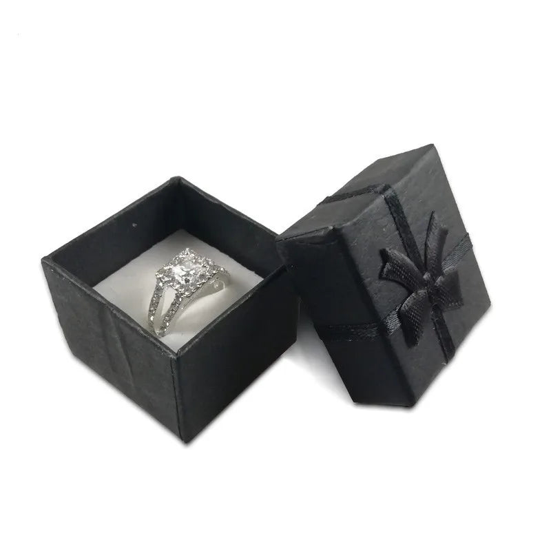 12PCS Fashion Jewelry Gift Boxes – Multi-Color Earring & Ring Packaging Boxes | Elegant Jewelry Holder for Gifts, Retail & Wholesale