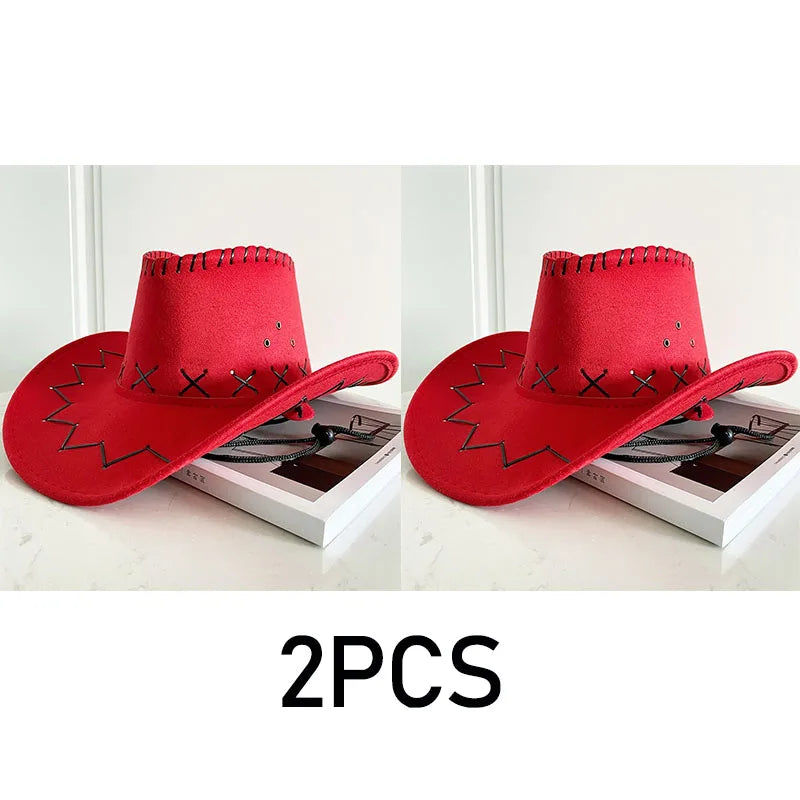Bride Cowgirl Cowboy Hat – White Western Hat for Bachelorette Parties, Weddings & Bridal Showers