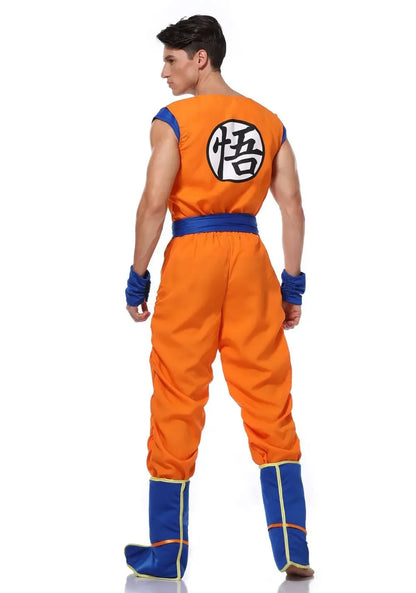 Dragon Ball Master Roshi (Kame Sennin) Cosplay Costume – Adult Men Anime Jumpsuit Outfit for Halloween, Carnival & Roleplay Events