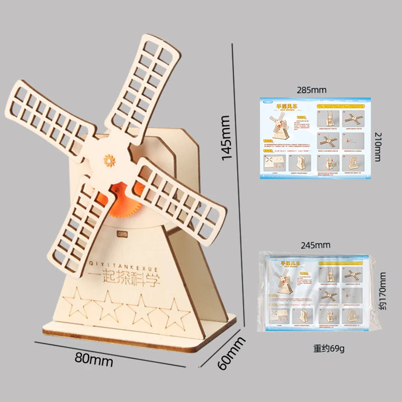 Kit d'expériences scientifiques à faire soi-même pour enfants – Jouet éducatif STEM, ensemble d'apprentissage scientifique pratique, projet artisanal d'assemblage technologique pour étudiants, cadeau d'apprentissage créatif