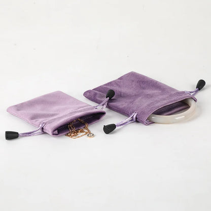 Bolsa de regalo de terciopelo con cordón - Suave, para joyas, bodas, Pascua y Año Nuevo, para envolver, para recuerdos de fiesta y pequeños regalos