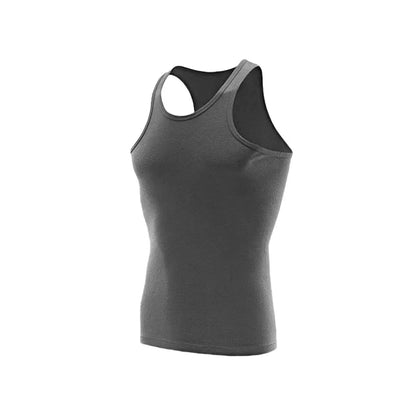 Men's 100% Cotton Tank Top – White, Grey & Black Plus Size Sleeveless Vest for Summer, Fitness, Bodybuilding & Casual Everyday Wear