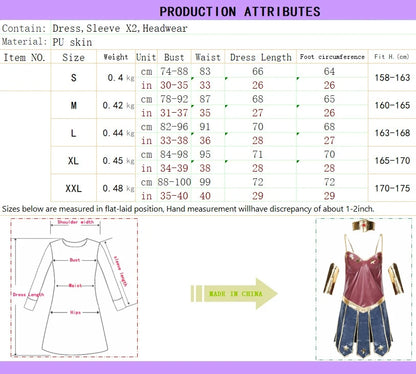 My Hero Academia Cosplay Outfit – Women’s Leather Style Anime Costume (Adult COS Wonder Set)