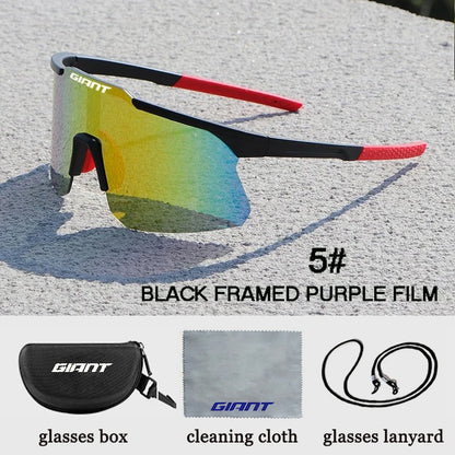 Cycling Sports Sunglasses – Giant UV400 Protective Glasses with Anti-Fog Lenses & Protective Case for Men & Women