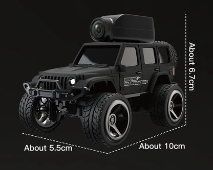 1:64 Mini RC Car with Camera – 2.4G Remote Control Racing Stunt Car with WiFi App Control for Kids