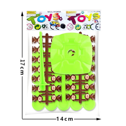 Jeu de l'arbre d'équilibre du singe – Jouet d'entraînement à la concentration et à l'équilibre pour enfants, jeu de société interactif parent-enfant, jouet de développement des compétences éducatives de la série musicale pliable
