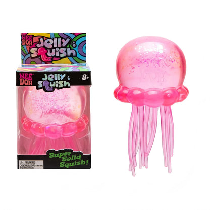 Trending Nee Doh Jellyfish & Cube Squish Toy – Soft Jelly Squeeze Stress Relief Fidget Toy, Sensory NeeDoh for Kids & Adults