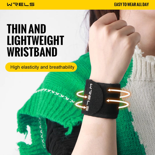 WRELS Wrist Support Brace – Breathable Elastic Compression Wrist Wrap for Gym, Fitness, Sports & Weightlifting