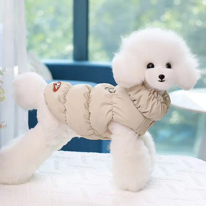 Warm Padded Dog Coat – Soft Winter Jacket Vest for Small & Medium Dogs, Cozy Puppy Clothes for Chihuahuas, French Bulldogs & Poodles
