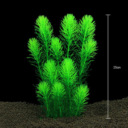 Artificial Aquarium Plants – Plastic Aquatic Underwater Plants for Fish Tank Decoration, Aquascaping & Aquarium Accessories